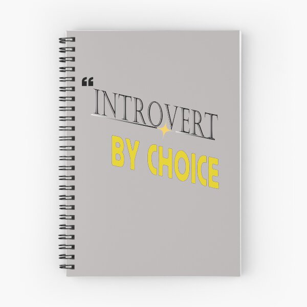 Item preview, Introvert By Choice – Typography T-Shirt | Minimalist Quote Design designed and sold by Gopal Verma.