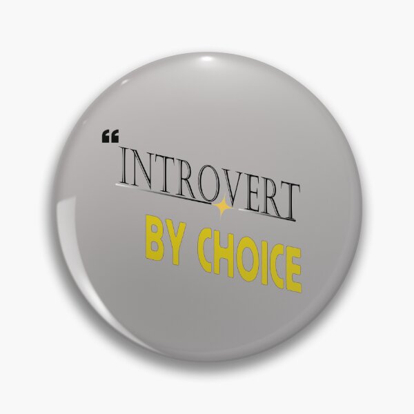 Item preview, Introvert By Choice – Typography T-Shirt | Minimalist Quote Design designed and sold by Gopal Verma.