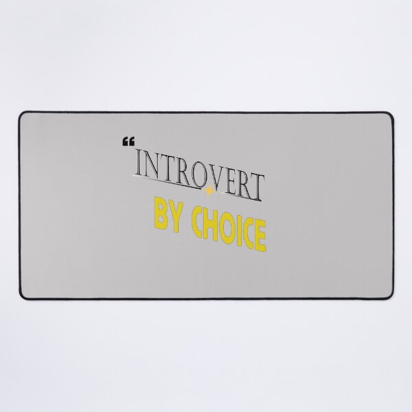 Item preview, Introvert By Choice – Typography T-Shirt | Minimalist Quote Design designed and sold by Gopal Verma.