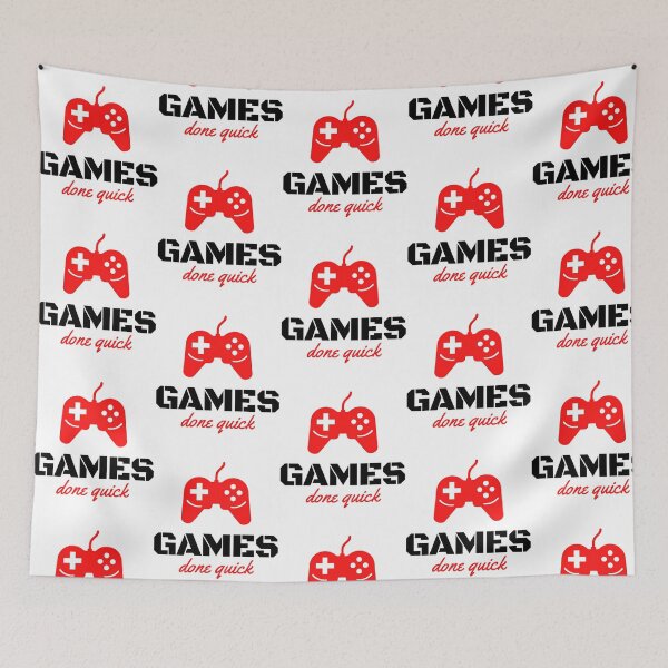 Item preview, Games Done Quick Red Black designed and sold by amoura-mauk.