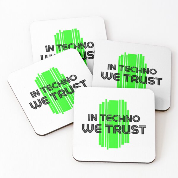 Item preview, In Techno We Trust Green2 designed and sold by amoura-mauk.