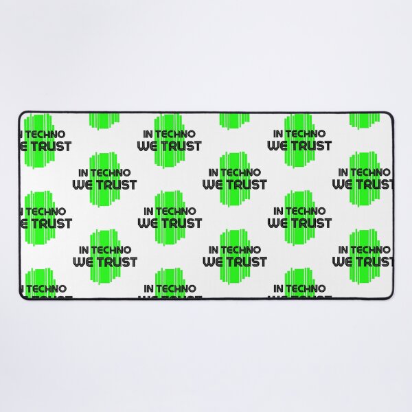 Item preview, In Techno We Trust Green2 designed and sold by amoura-mauk.