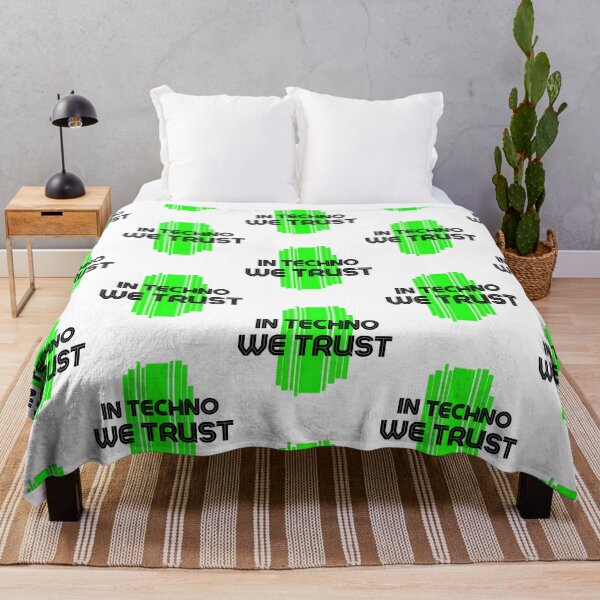 Item preview, In Techno We Trust Green2 designed and sold by amoura-mauk.