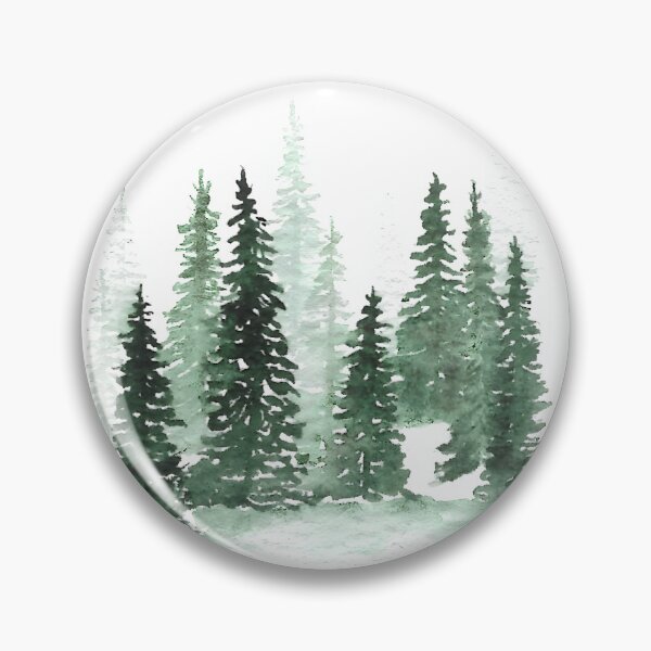 Item preview, Misty Pine Trees designed and sold by Beaver Detail.