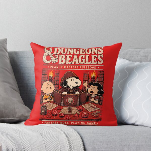 Item preview, Dungeons and Beagles - Peanut Masters Rulebook Fantasy RPG Parody Art designed and sold by Overlord Kingdom.
