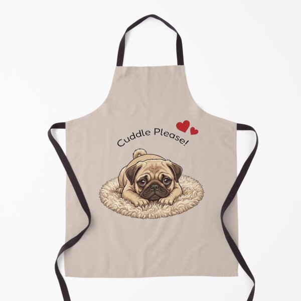 Item preview, Cute Pug Puppy Cuddle Please designed and sold by The-NOKU-Co.