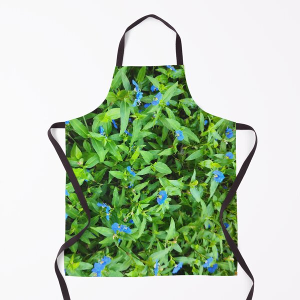 Item preview, Vibrant Blue Commelina Flowers on Green Foliage designed and sold by Yanshuf.