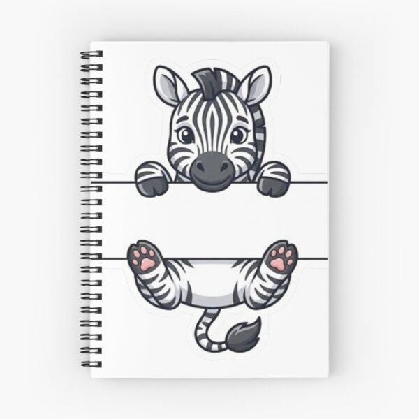 Item preview, Cute Baby Zebra Split Monogram designed and sold by PetalsPaws.