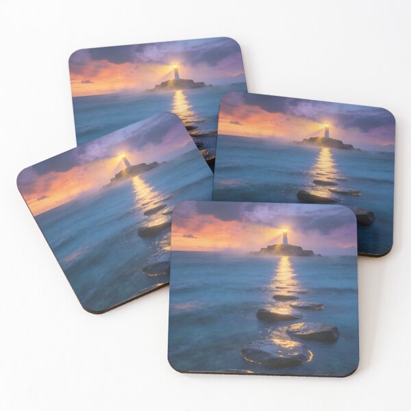 Item preview, The Light Ahead - Path to Hope & Guidance Lighthouse designed and sold by OksArtStudio.