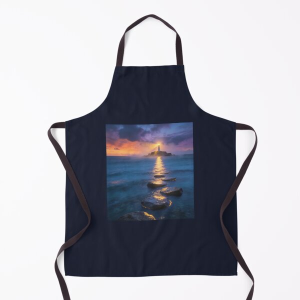 Item preview, The Light Ahead - Path to Hope & Guidance Lighthouse designed and sold by OksArtStudio.