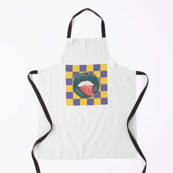 Item preview, Rebel Lips Pop Art – Duotone blocks Purple Yellow Green Lips designed and sold by GoldenRebels.