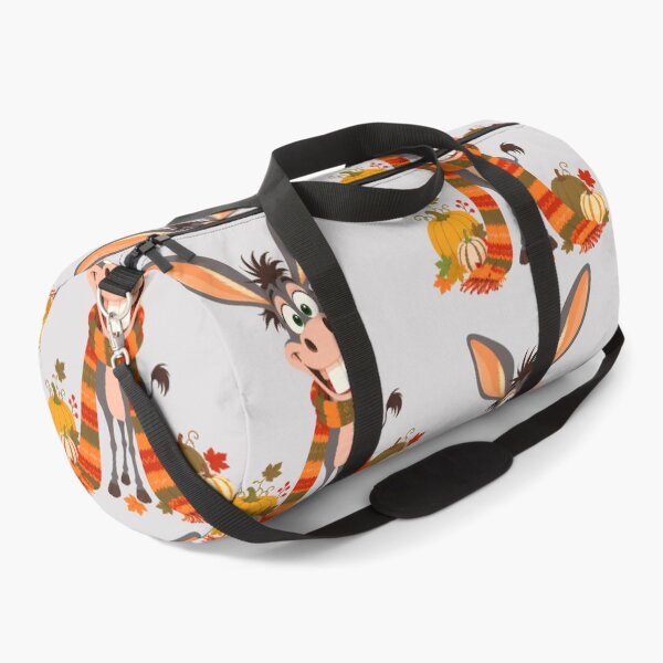 Item preview, Autumn donkey with pumpkins designed and sold by Karaburmagirl.