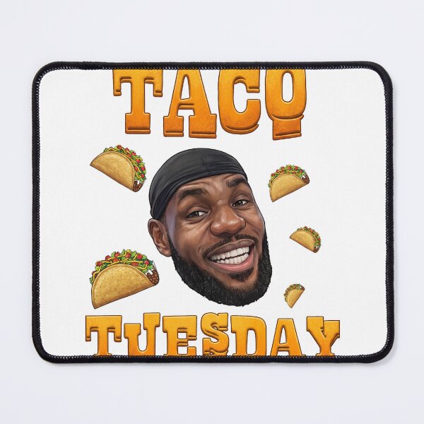 Item preview, LeBron James Taco Tuesday Vector Illustration Fan Art designed and sold by InGame Basketball.