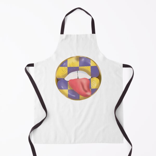 Item preview, Rebel Lips Pop Art – blocks purple yellow pink tongue designed and sold by GoldenRebels.