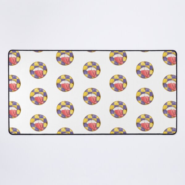 Item preview, Rebel Lips Pop Art – blocks purple yellow pink tongue designed and sold by GoldenRebels.