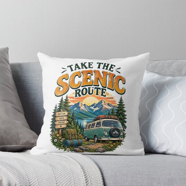 Item preview, Take The Scenic Route Vintage Adventure designed and sold by Thizmetoo.