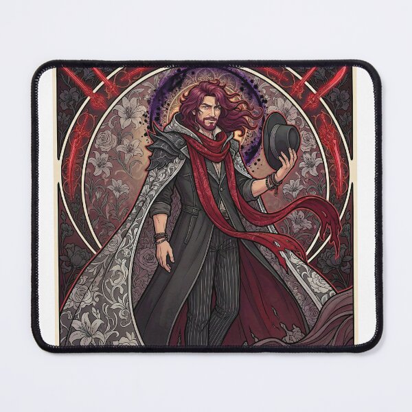 Item preview, Ardyn in the style of Alphonse Mucha designed and sold by Solace Sparkles.