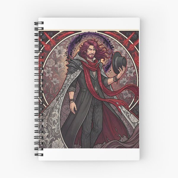 Item preview, Ardyn in the style of Alphonse Mucha designed and sold by Solace Sparkles.