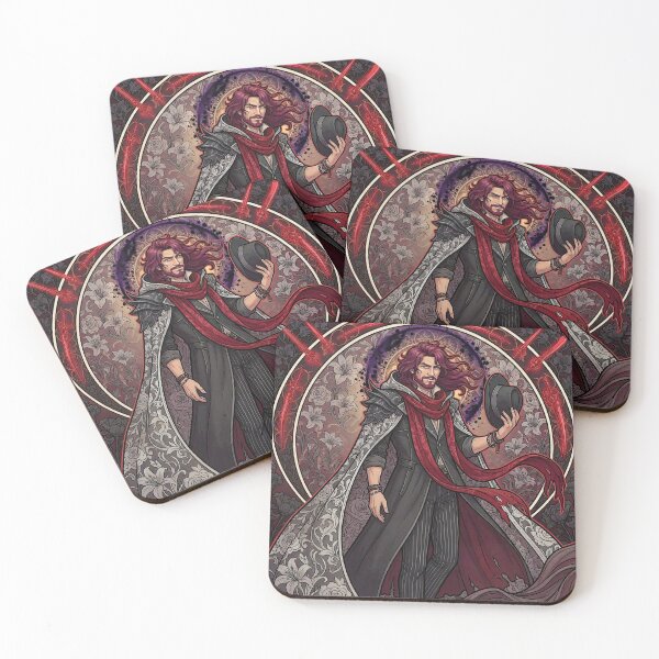 Item preview, Ardyn in the style of Alphonse Mucha designed and sold by Solace Sparkles.
