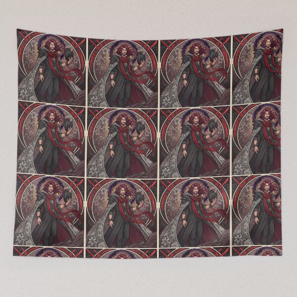 Item preview, Ardyn in the style of Alphonse Mucha designed and sold by Solace Sparkles.