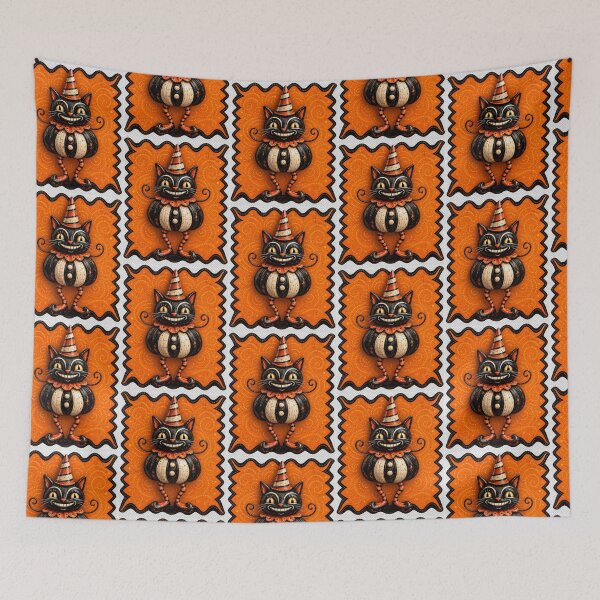 Item preview, The pumpkin cat designed and sold by Weird & wonderful .