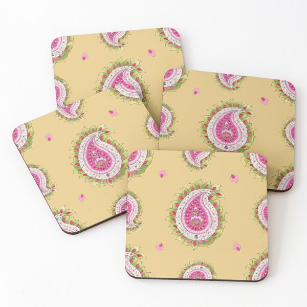 Item preview, Mughal Lotus - Saffron Cream designed and sold by Piret Victoria Ribas.
