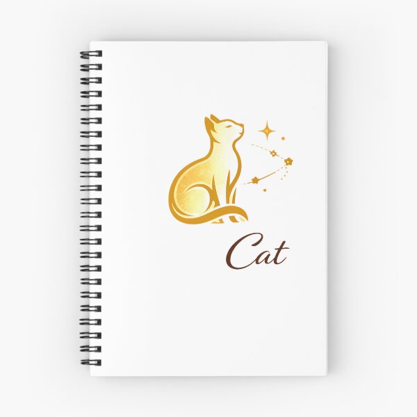 Item preview, Spirit Cat Golden Celestial Boho Gold designed and sold by BohoMysticArt.