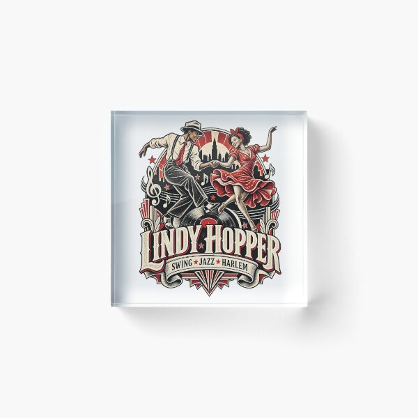 Item preview, Lindy Hopper – Vintage Swing Dance Art designed and sold by JanChryzostom.