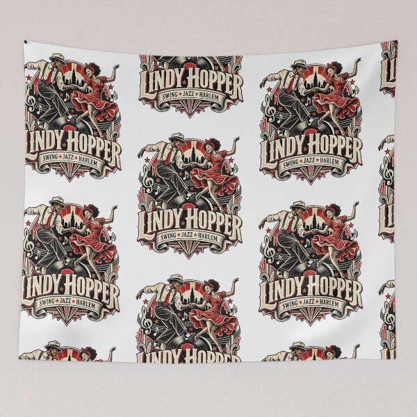 Item preview, Lindy Hopper – Vintage Swing Dance Art designed and sold by JanChryzostom.