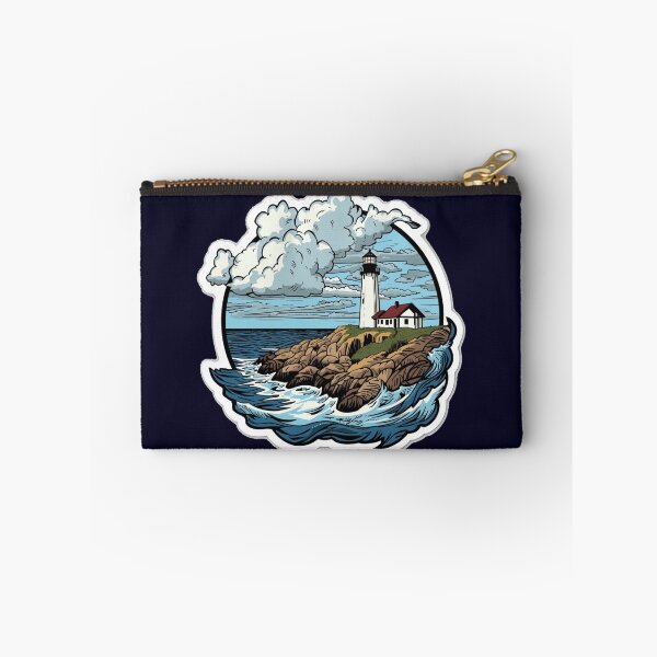 Item preview, Vintage Lighthouse and Stormy Ocean Wave Design designed and sold by MargaretPolanco.