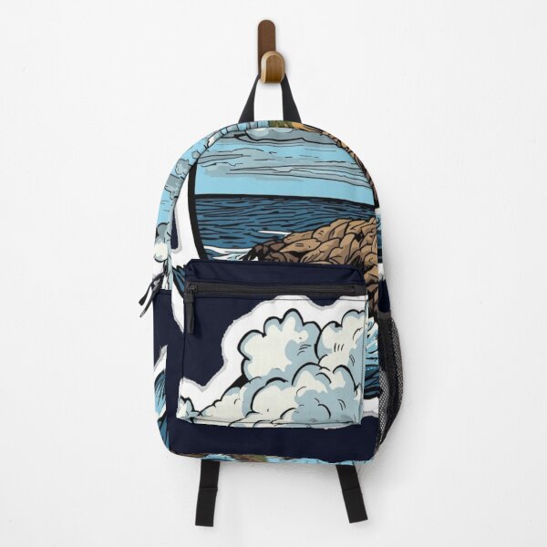 Item preview, Vintage Lighthouse and Stormy Ocean Wave Design designed and sold by MargaretPolanco.