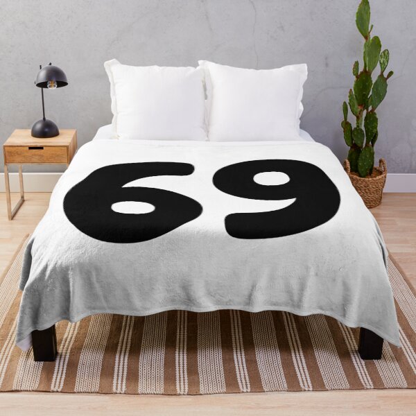 Item preview, 69 Number Typography | Bold Minimalist Number Design designed and sold by UrbanEchoHub.