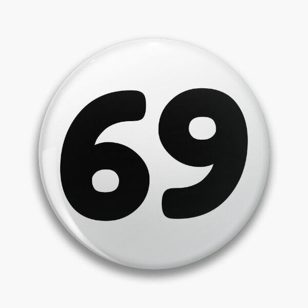 Item preview, 69 Number Typography | Bold Minimalist Number Design designed and sold by UrbanEchoHub.
