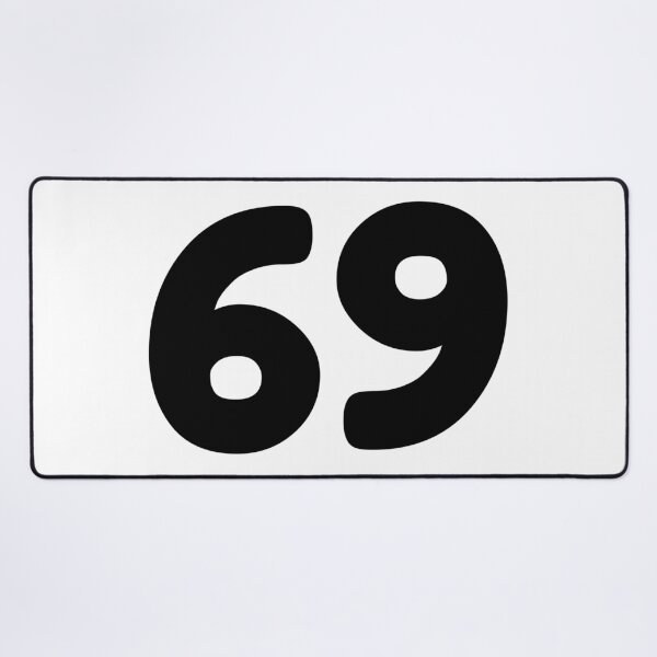 Item preview, 69 Number Typography | Bold Minimalist Number Design designed and sold by UrbanEchoHub.