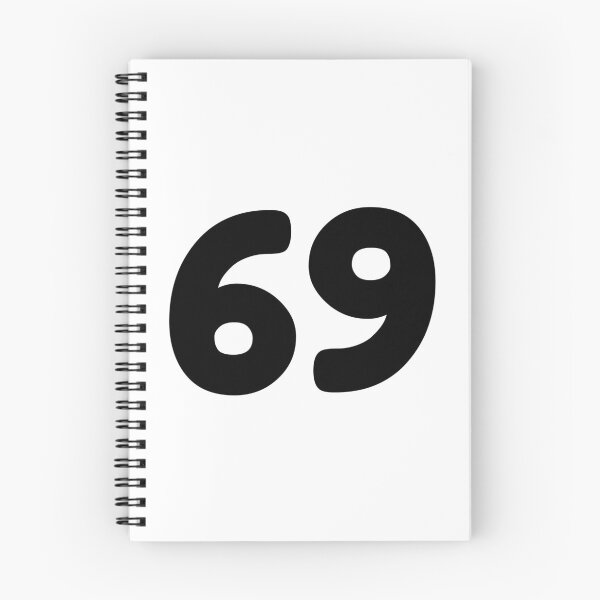 Item preview, 69 Number Typography | Bold Minimalist Number Design designed and sold by UrbanEchoHub.