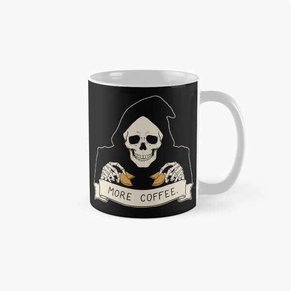 Item preview, Coffee Skeleton Fortune Cookie – More Coffee designed and sold by SakuraHaven.
