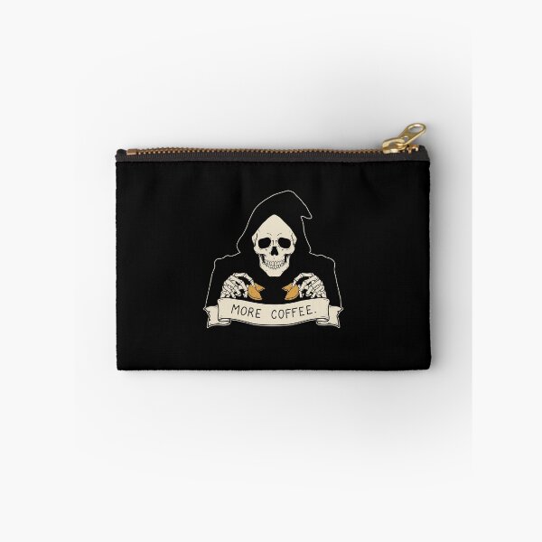 Item preview, Coffee Skeleton Fortune Cookie – More Coffee designed and sold by SakuraHaven.