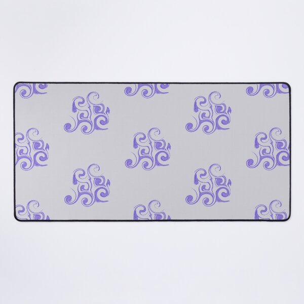 Aperçu de l'œuvre Abstract Violet Swirls - Pastel Purple Liquid Marble Fluid Pattern créée et vendue par CaramelCo.