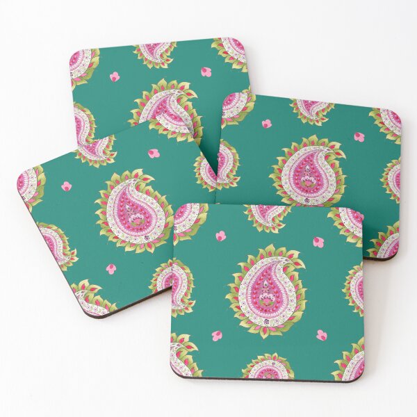 Item preview, Mughal Lotus - Emerald Teal designed and sold by Piret Victoria Ribas.