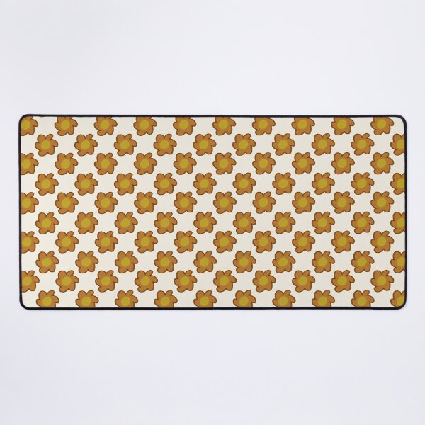 Item preview, 70s Retro Daisy Pattern Scandi Folk - Mustard Yellow Ocher designed and sold by CaramelCo.