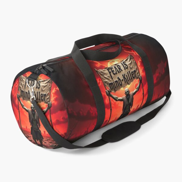 Item preview, Fear Is Mind-Killer Quote Dark Fantasy Illustration designed and sold by Marcu Ioachim.