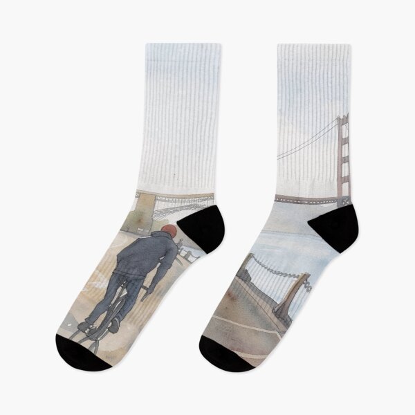Item preview, Cycling Toward the Golden Gate designed and sold by RdeB.