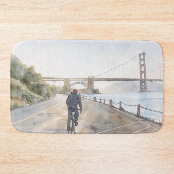 Item preview, Cycling Toward the Golden Gate designed and sold by RdeB.