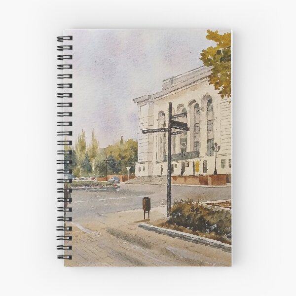 Item preview, City Architecture Street Traditional Watercolor designed and sold by SlavaArt.