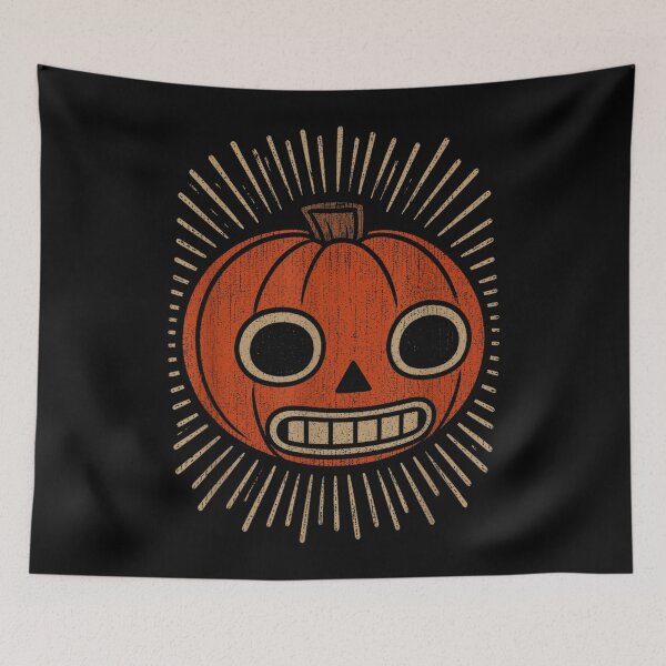 Item preview, Vintage Retro Jack O Lantern Pumpkin Face Spooky Halloween designed and sold by Gargamal.