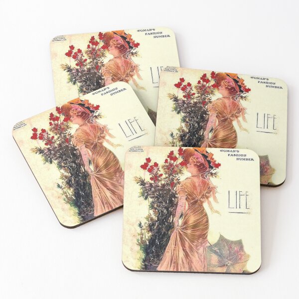 Item preview, Life Magazine Womans Fashion Cover Vintage Wall Art Poster Print Tee Cushion Mug Shirt Design Unique designed and sold by Cool Robot Bro..