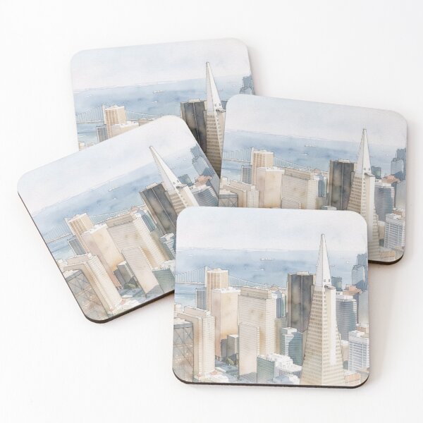 Item preview, Towers in Soft Morning Light designed and sold by RdeB.