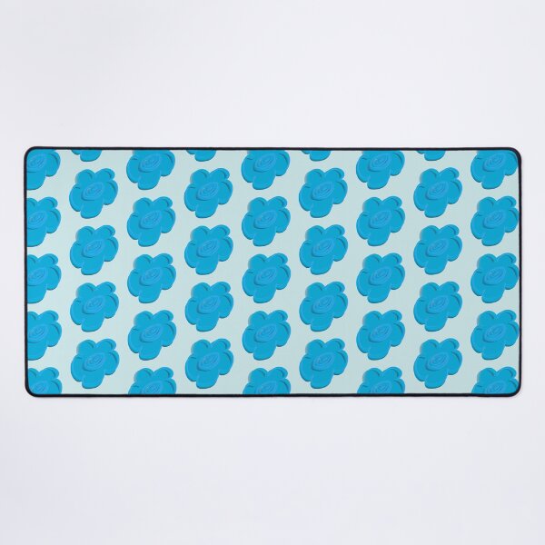 Item preview, Bright Blue Daisy Pattern on Light Blue designed and sold by CaramelCo.