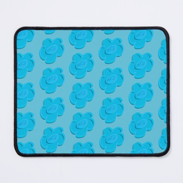 Item preview, Bright Sky Blue 3D Daisy Pattern designed and sold by CaramelCo.