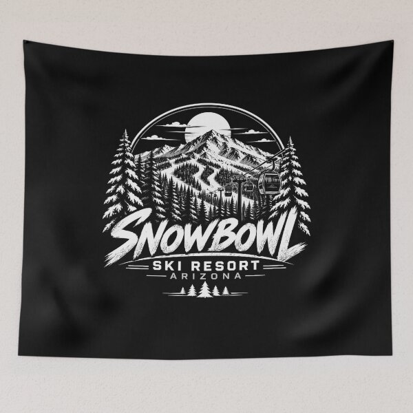 Item preview, Snowbowl Ski Resort Arizona  designed and sold by TheEndDesign.